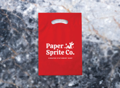 Custom imprinted Plastic Bags for New York, NY with a local business logo