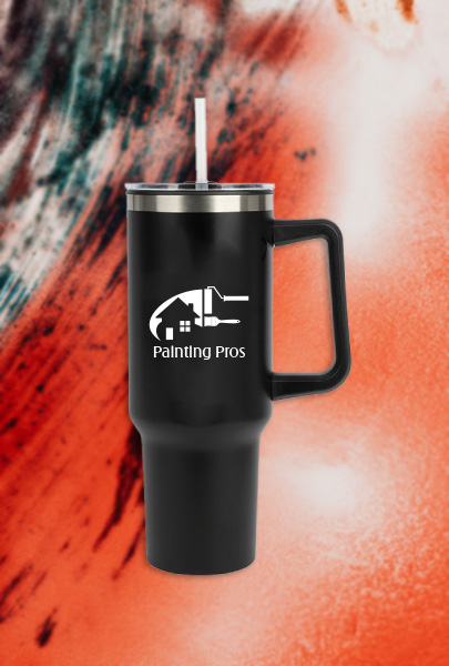 Custom imprinted Tumblers for New York, NY with a local business logo