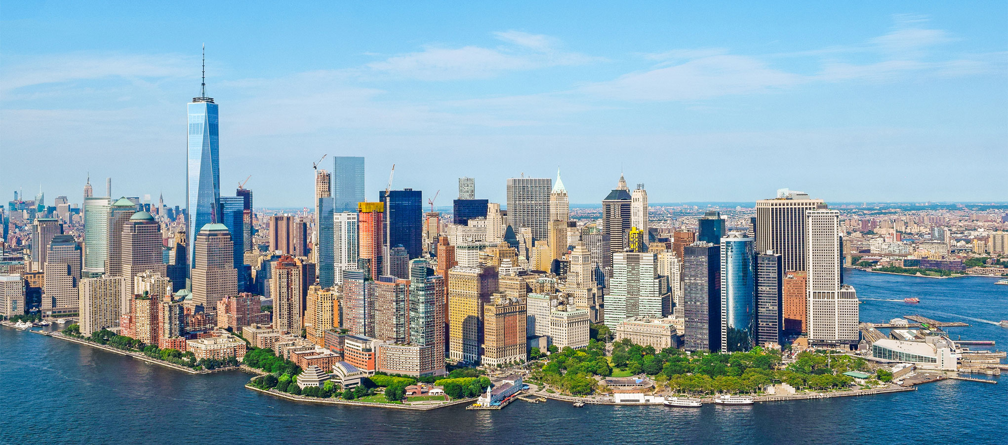 New York skyline overview