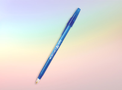 Custom imprinted Stick Pens for New York, NY with a local business logo