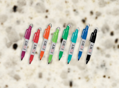 Custom imprinted Markers for New York, NY with a local business logo